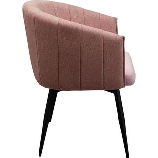 KARE Design Sedia girevole Merida rosa  