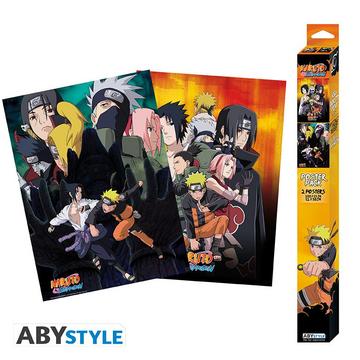 Poster - Packung mit 2 - Naruto - Ninjas