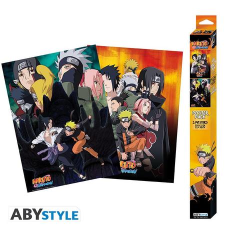 Abystyle  Poster - Set of 2 - Naruto - Ninjas 