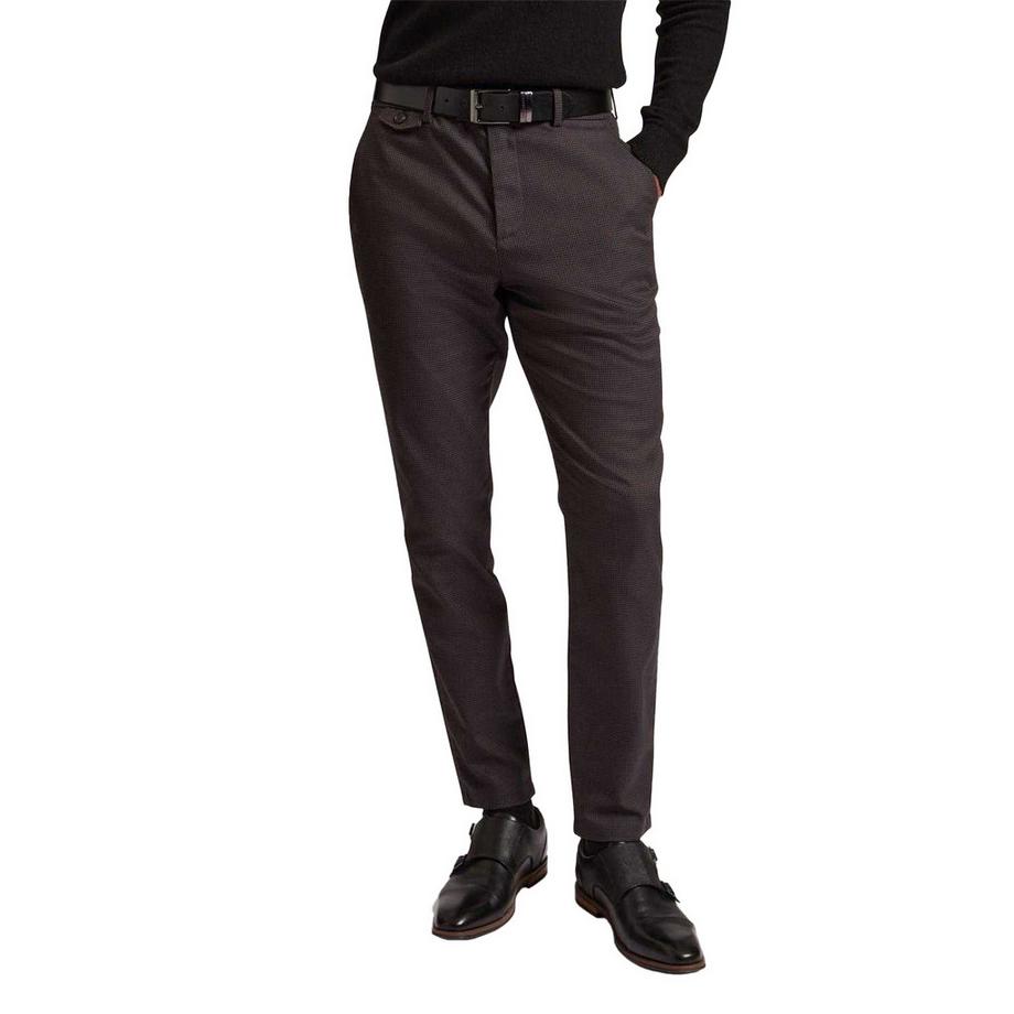 TED BAKER Pantalone Pied De Poule Aderente  