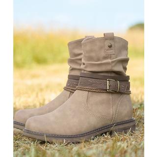 Joe Browns  Stiefeletten mit gewebtem Muster und Schnallenriemen 