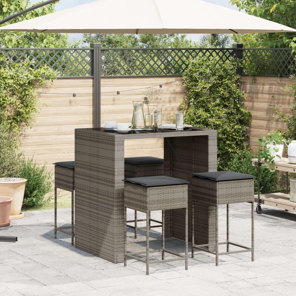 VidaXL Gartenbar set poly-rattan  