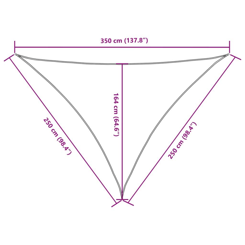 VidaXL Voile solaire  