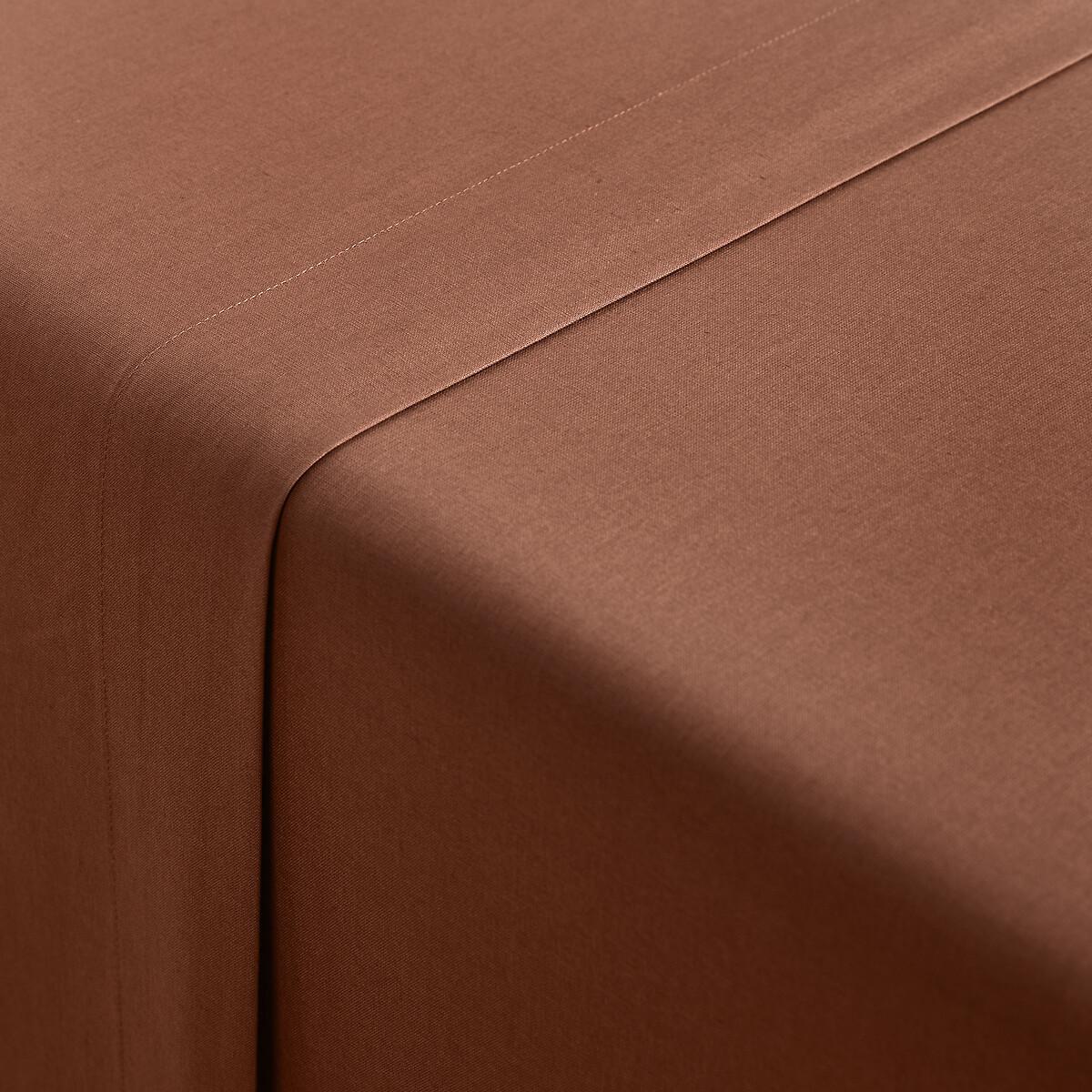 La Redoute Intérieurs Scenario Lenzuolo Piatto Tinta Unita in Cotone Biologico  