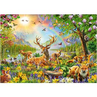 Ravensburger  Ravensburger Kinderpuzzle - 13352 Anmutige Hirschfamilie - 200 Teile Puzzle für Kinder ab 8 Jahren 