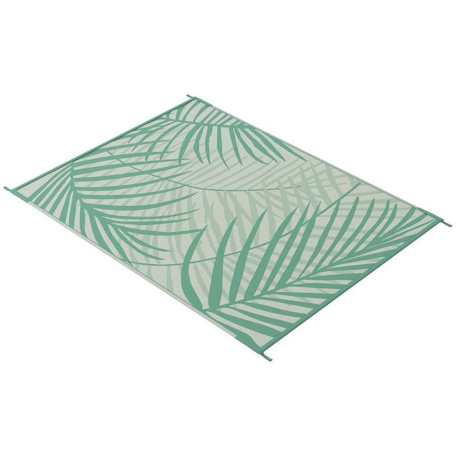 Tapis D'Extérieur Grand Tapis Réversible Avec Sac De Transport, Hydrofuge, Pour Camping Et Terrasse, Vert, 365 X 274 Cm
