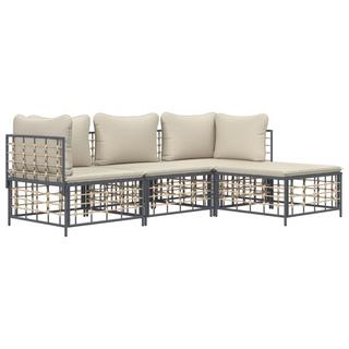 VidaXL Garten lounge set poly-rattan  