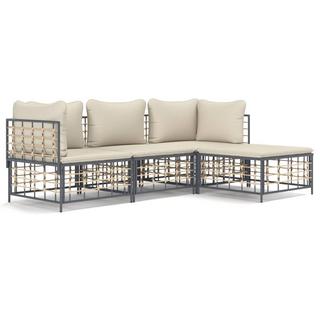 VidaXL Garten lounge set poly-rattan  