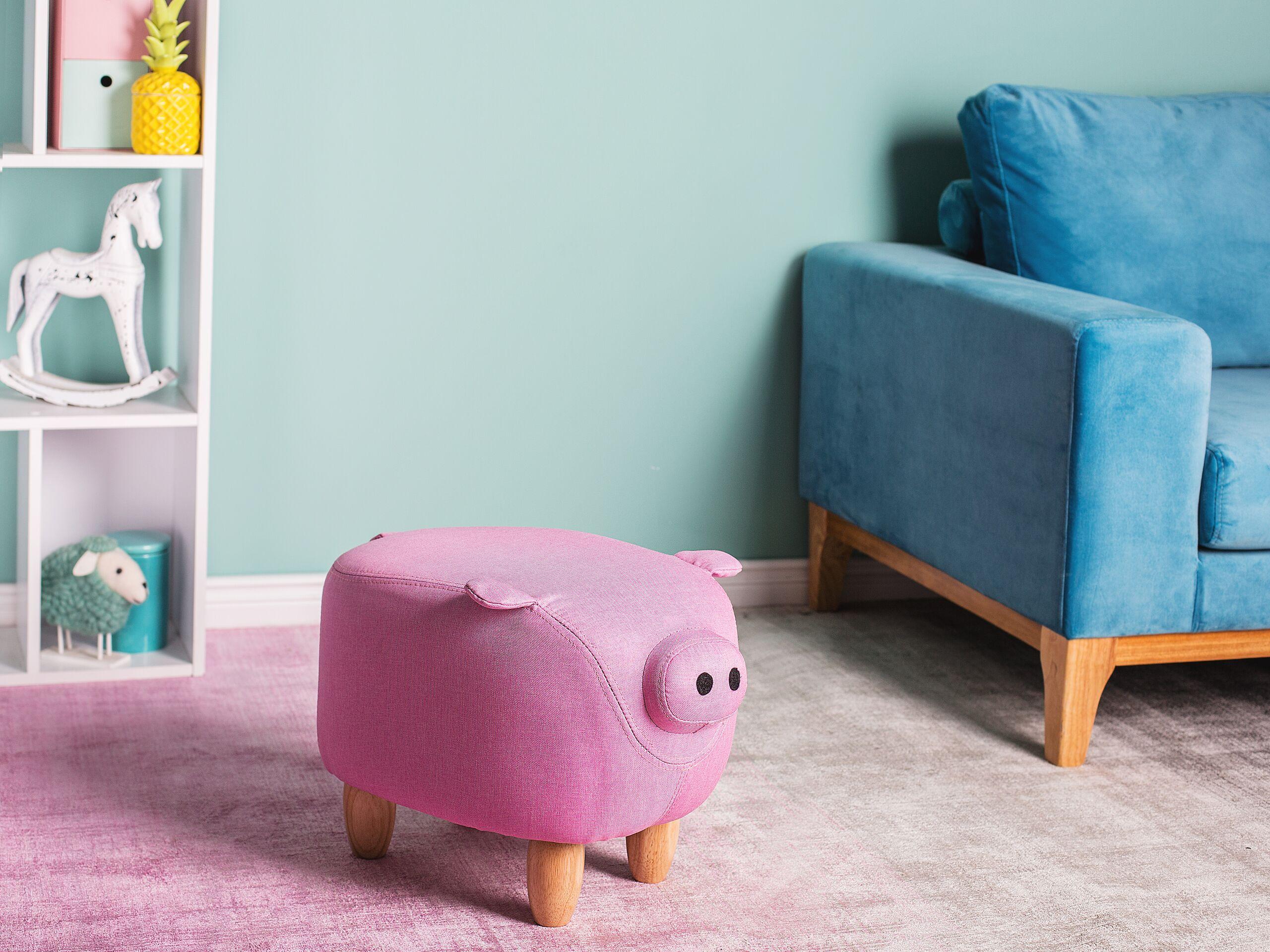 Beliani Sgabello en Poliestere Moderno PIGGY  