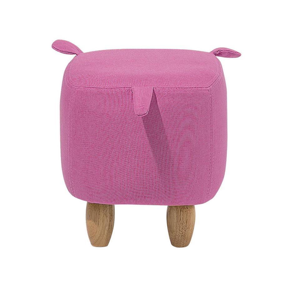 Beliani Tabouret animal en Tissu Moderne PIGGY  