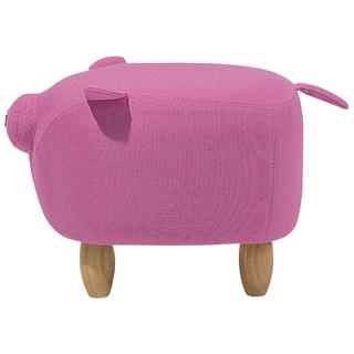 Beliani Hocker aus Polyester Modern PIGGY  