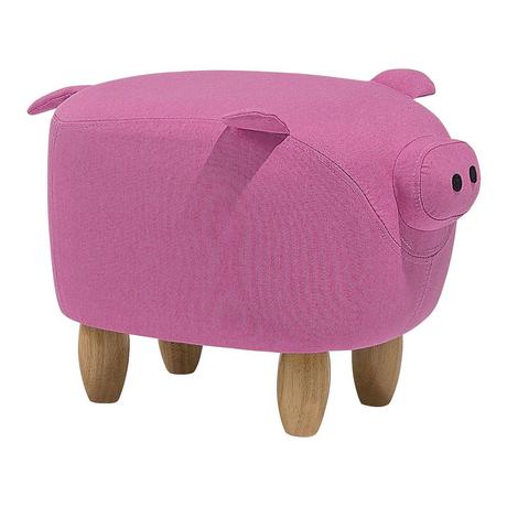 Beliani Hocker aus Polyester Modern PIGGY  