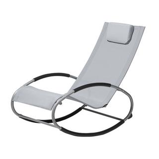 Beliani Transat à bascule en Acier Moderne CAMPO  