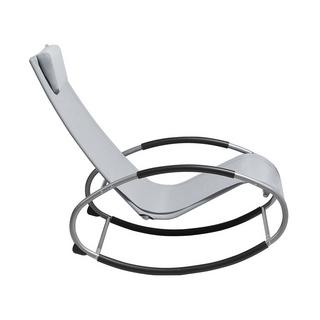 Beliani Transat à bascule en Acier Moderne CAMPO  