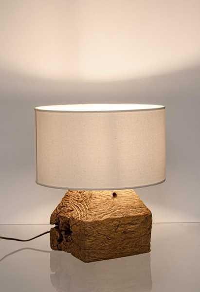 mutoni Lampe à poser Lumen blanc  