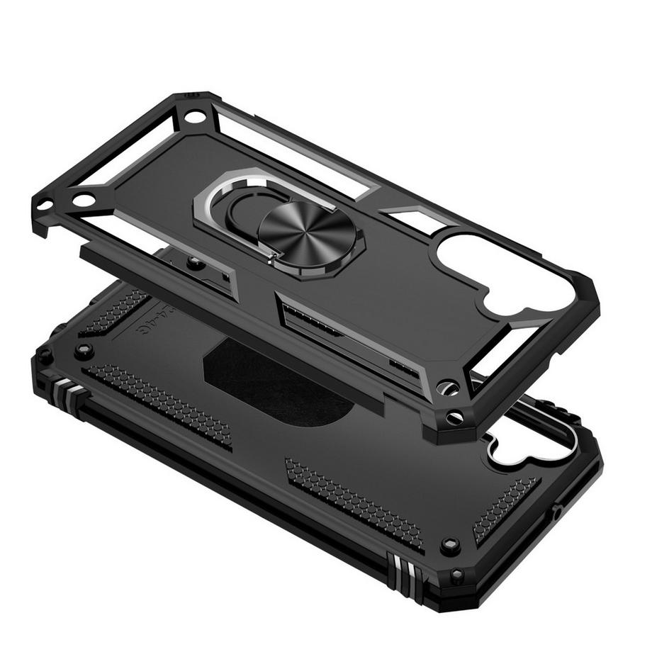 Avizar  Cover anello Samsung Galaxy A05s nera 