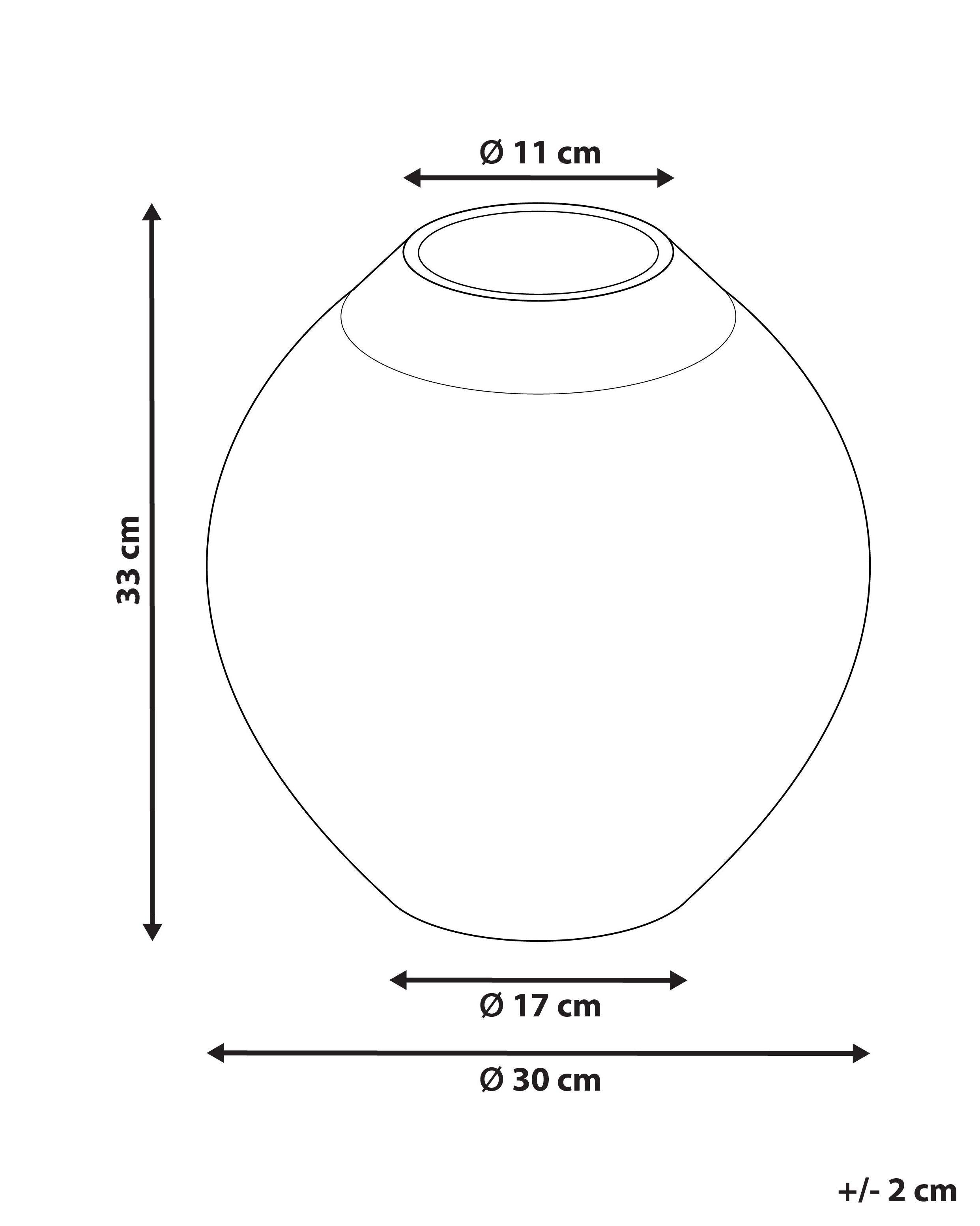 Beliani Vaso decorativo en Terracotta Retrò LAURI  