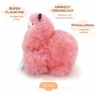 Inkari  Peluche Alpaga Small (23 cm) - Cotton Candy 