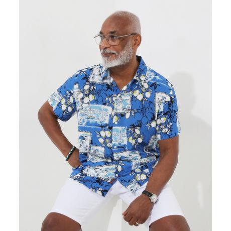 Joe Browns Kurzarm Hemd mit Postkartendruck  