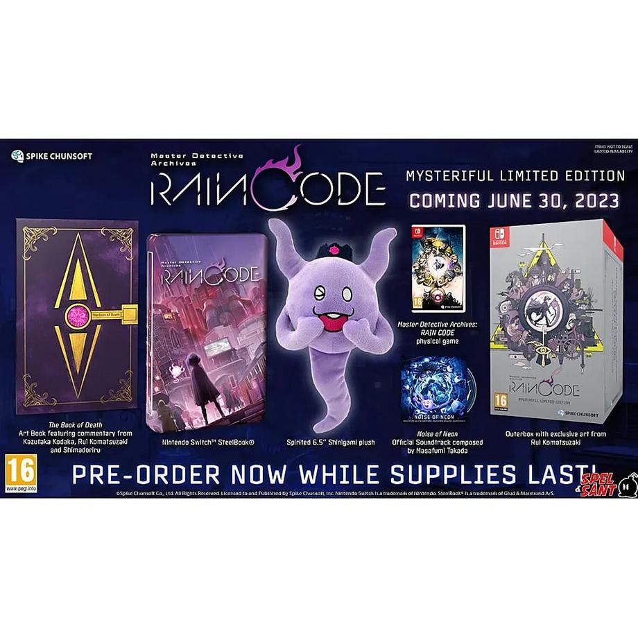 Nintendo  Switch MD Archives Rain Code Mysteriful LE, Switch 