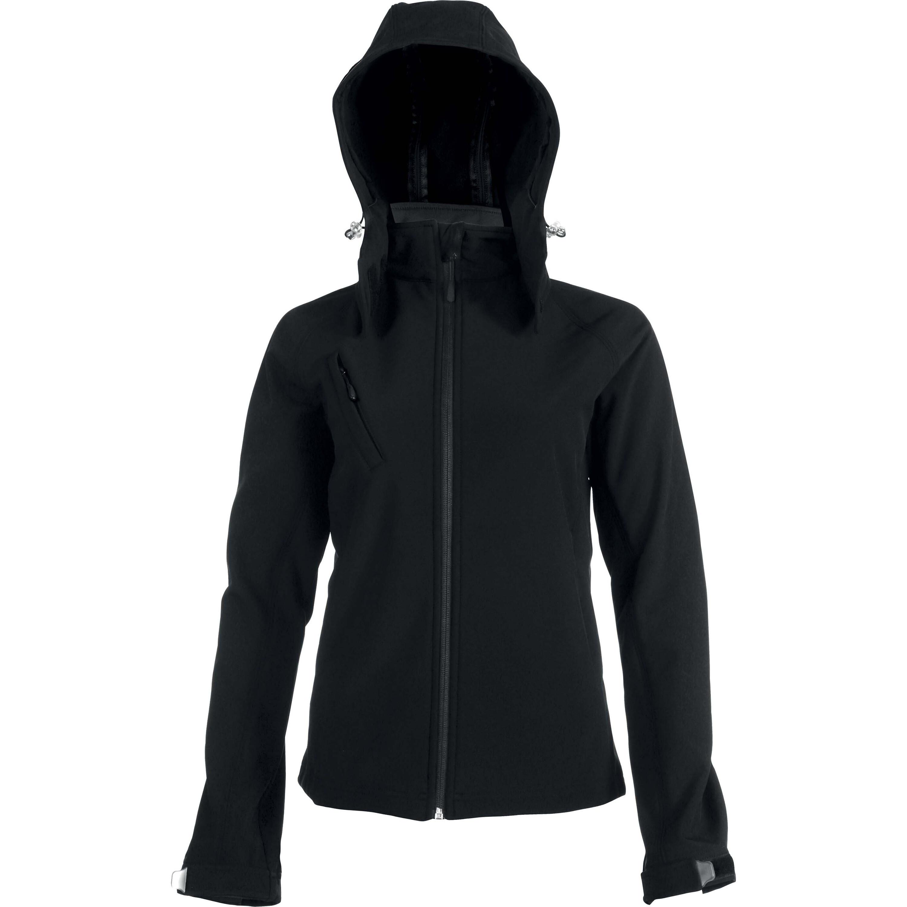 Kariban  veste softshell à capuche amovible 