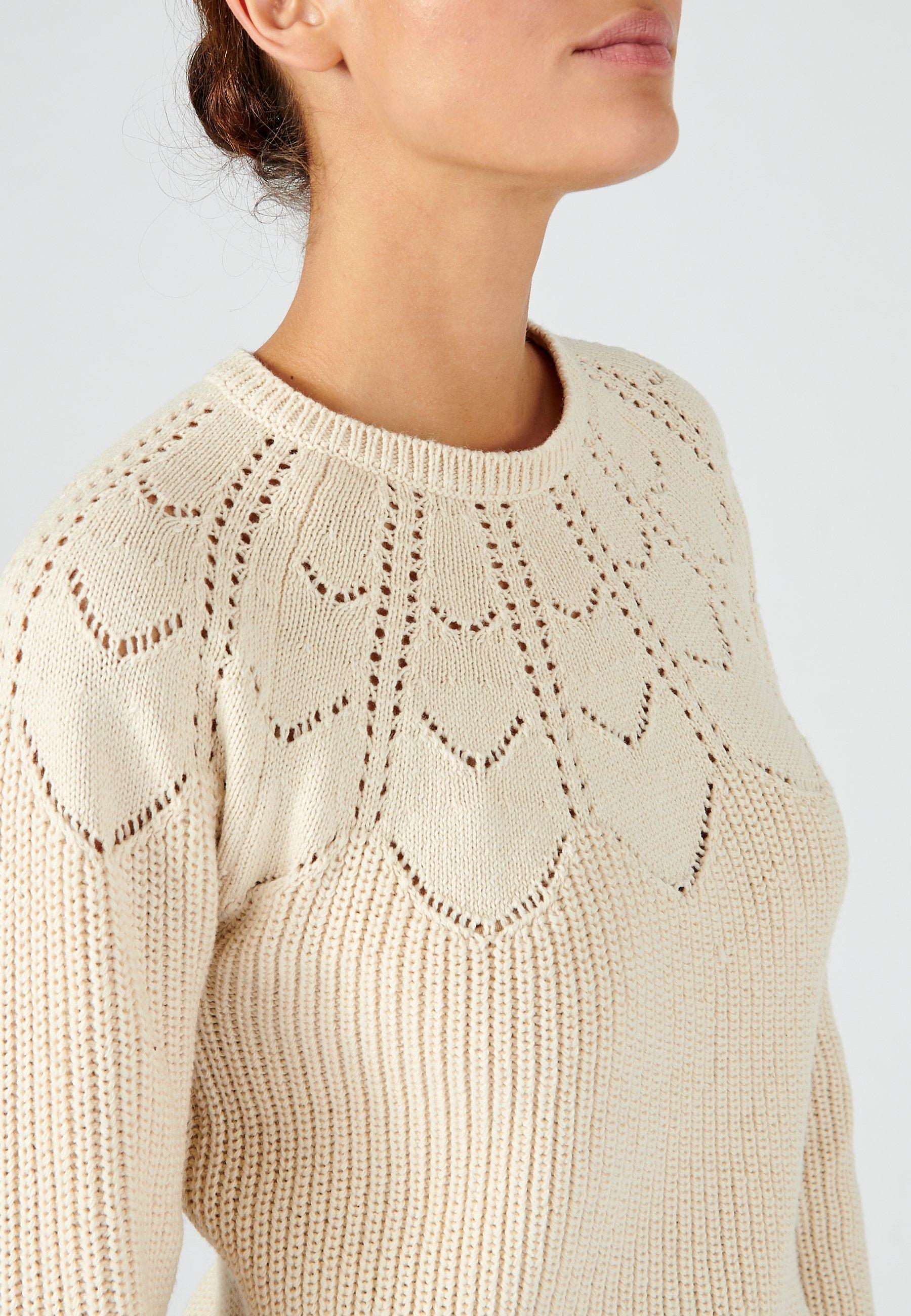 Damart  Pullover mit Ajour-Details. 