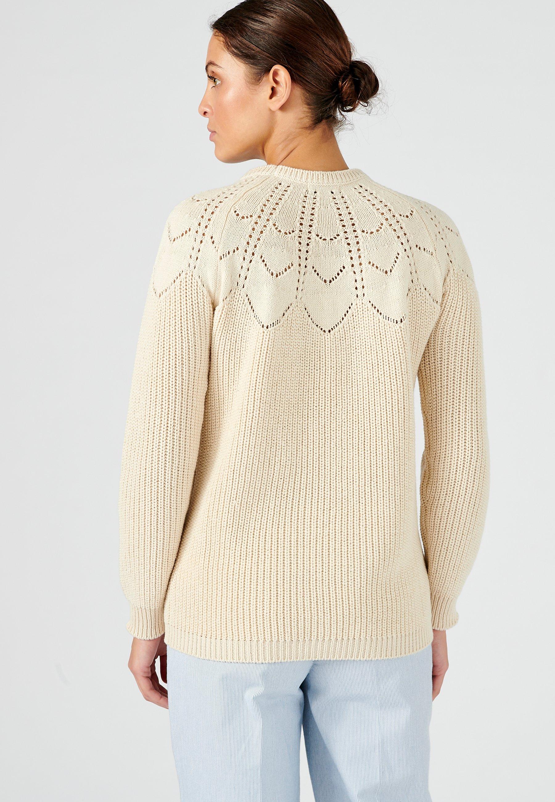 Damart  Pullover mit Ajour-Details. 