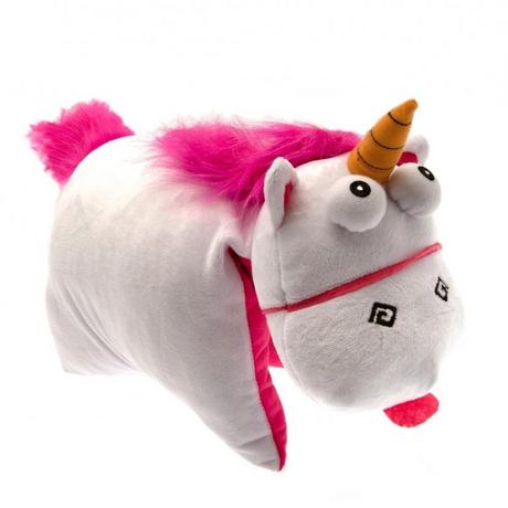 Despicable Me Fluffy Einhorn Falt Zierkissen  