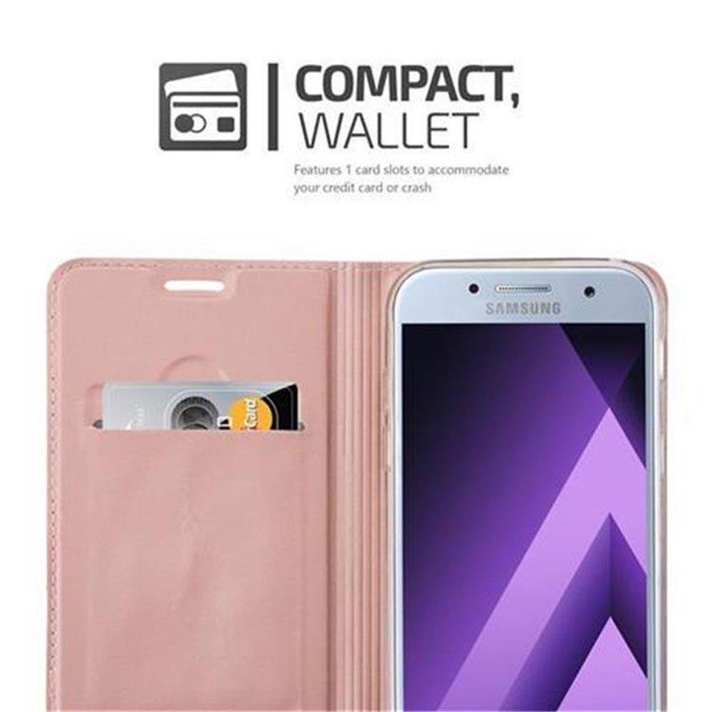 Cadorabo  Housse compatible avec Samsung Galaxy A5 2017 - Coque de protection avec fermeture magnétique, fonction de support et compartiment pour carte 