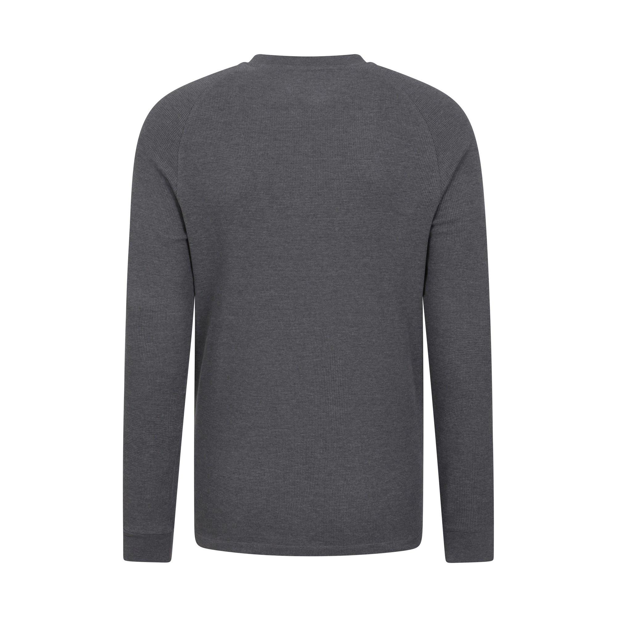 Mountain Warehouse Selby Henley Kragen Langarm T-Shirt  