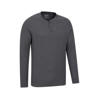Mountain Warehouse Selby Henley Kragen Langarm T-Shirt  