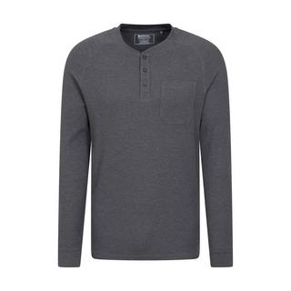 Mountain Warehouse Selby Henley Kragen Langarm T-Shirt  