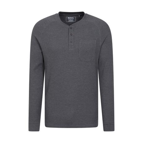 Mountain Warehouse Selby Henley Kragen Langarm T-Shirt  