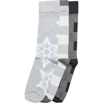 socken christmas snowflakes (x3)