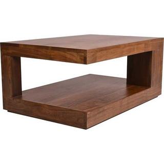 mutoni Table basse acacia naturel 43x30  