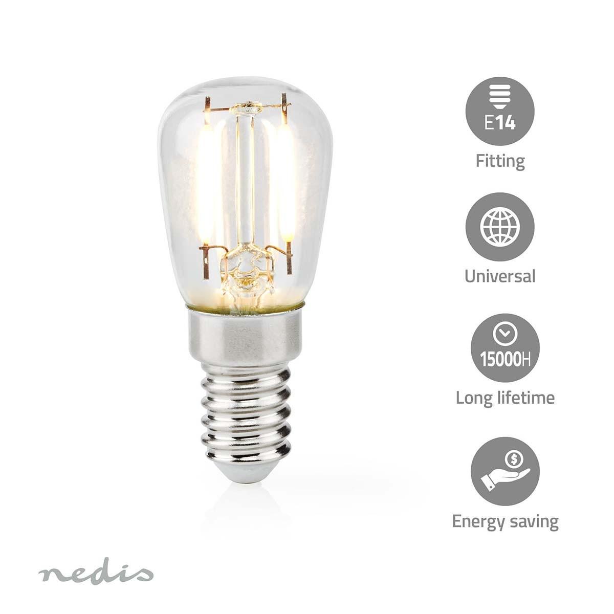 Nedis Lampada Kylskåp | LED | E14 | 2 W | T26  