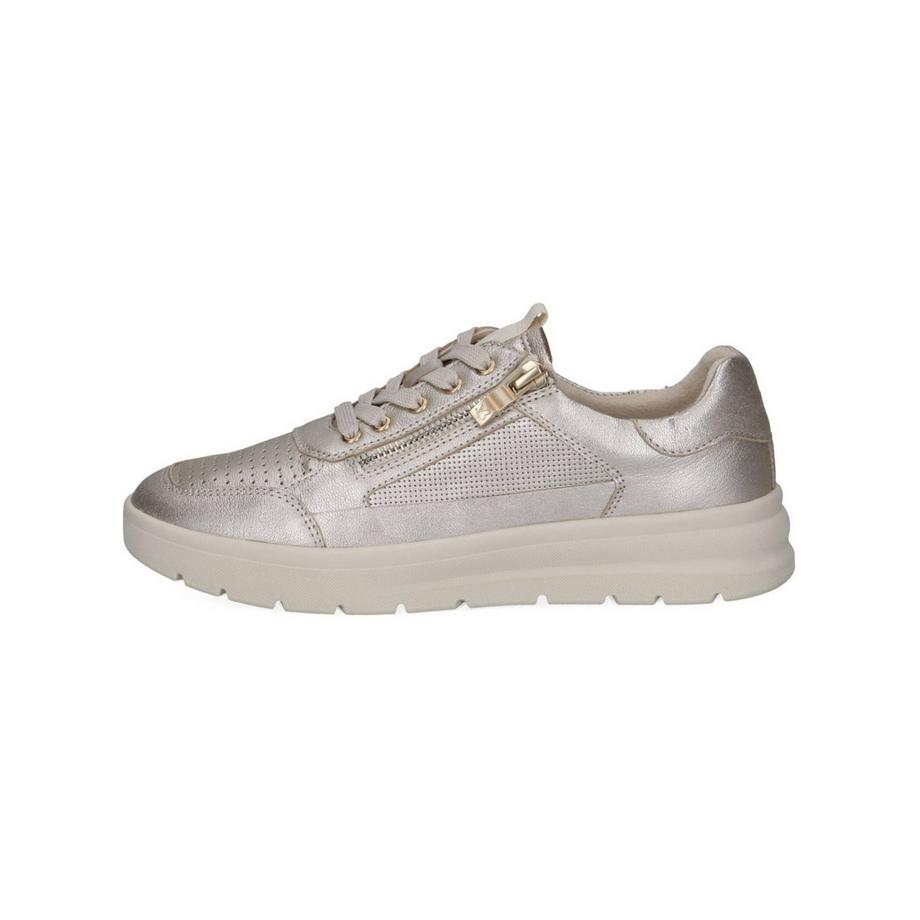 CAPRICE Sneaker Metallica con Cerniera Laterale  