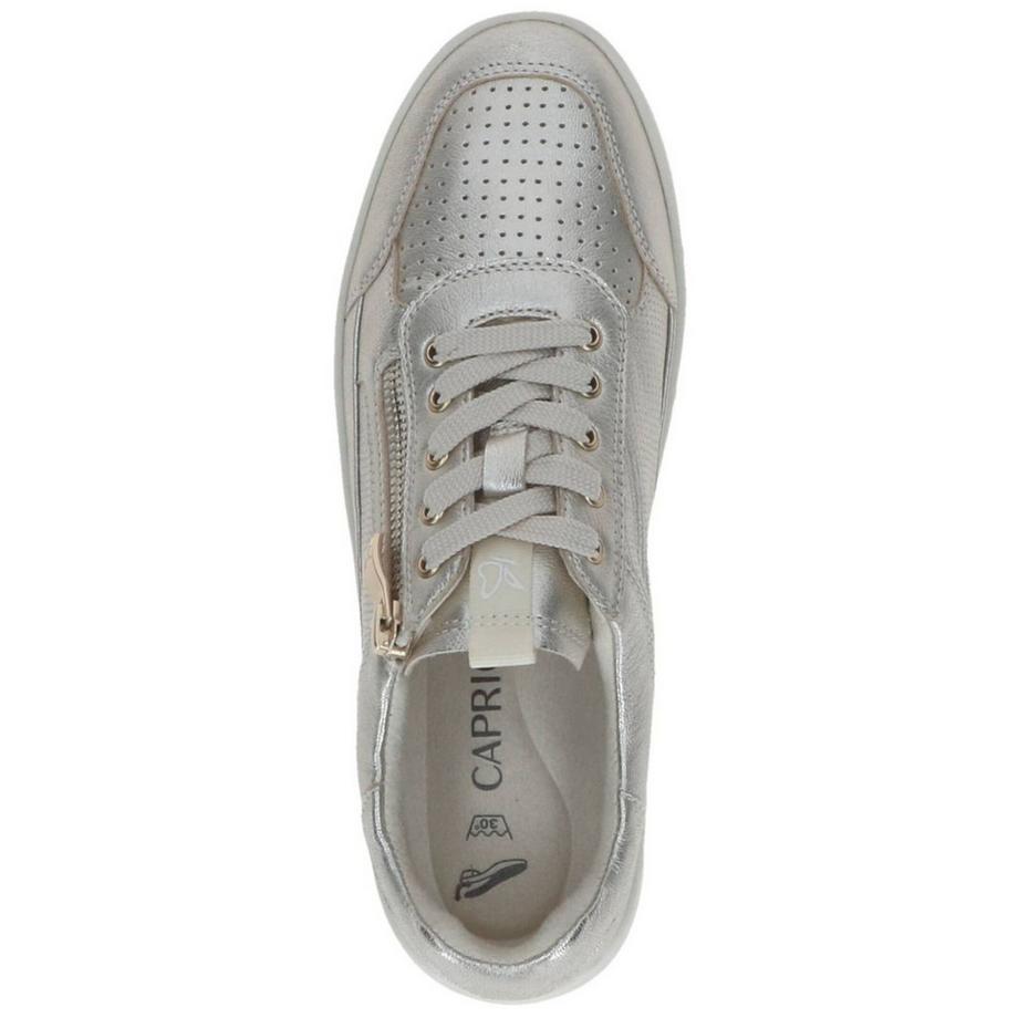 CAPRICE Sneaker Metallica con Cerniera Laterale  