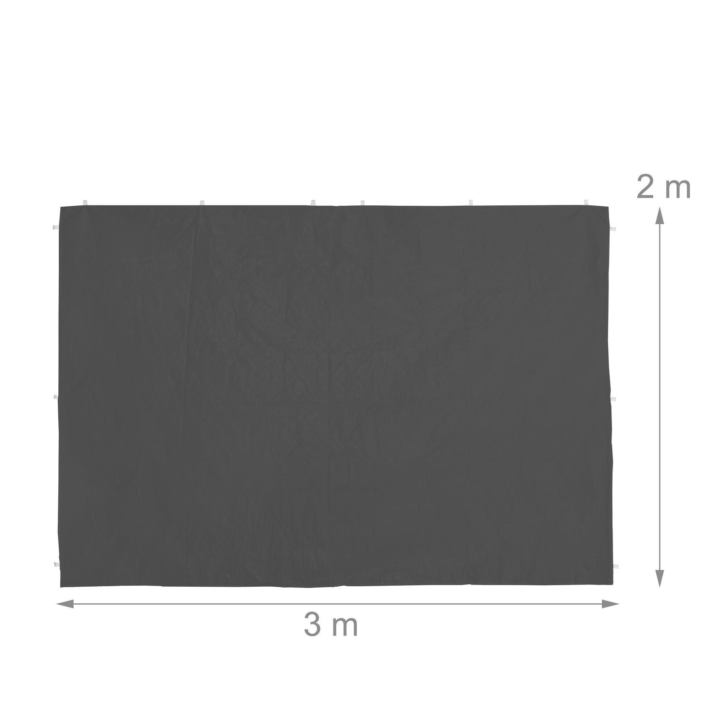 B2X Voile d'ombrage rectangulaire gris  