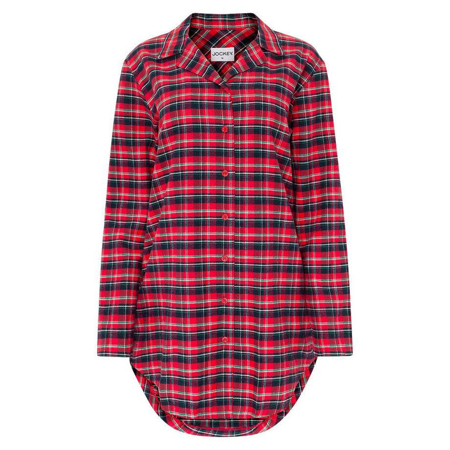 JOCKEY Camicia da notte in flanella  