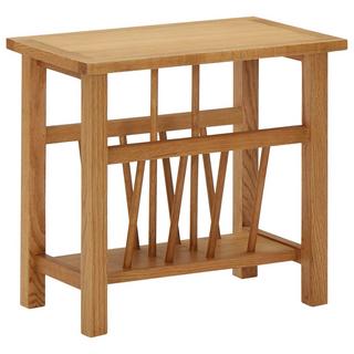 VidaXL Table à revues bois  