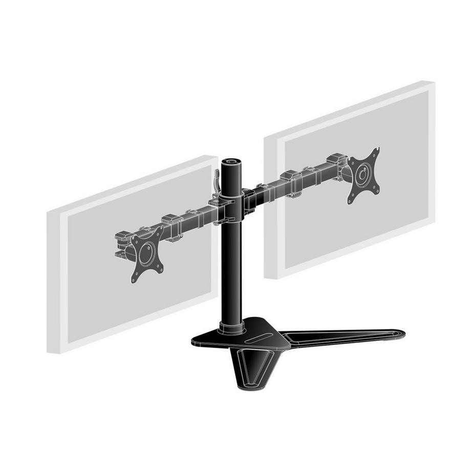 Iiyama  DUAL DESKTOP ARM STAND 10-30IN 100X100 HAS 10KG 