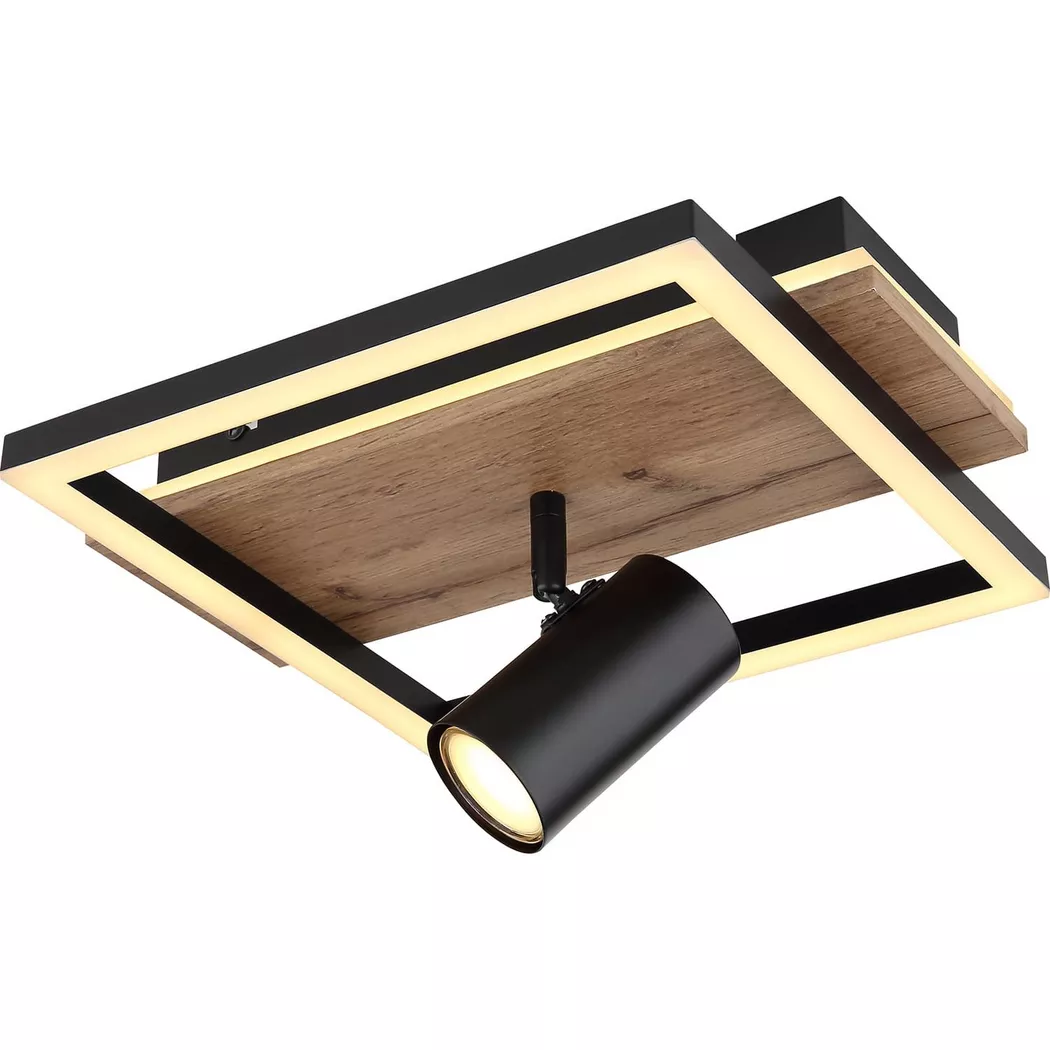 mutoni – Deckenleuchte Metall matt LED 32x27x17, One Size, Multicolor