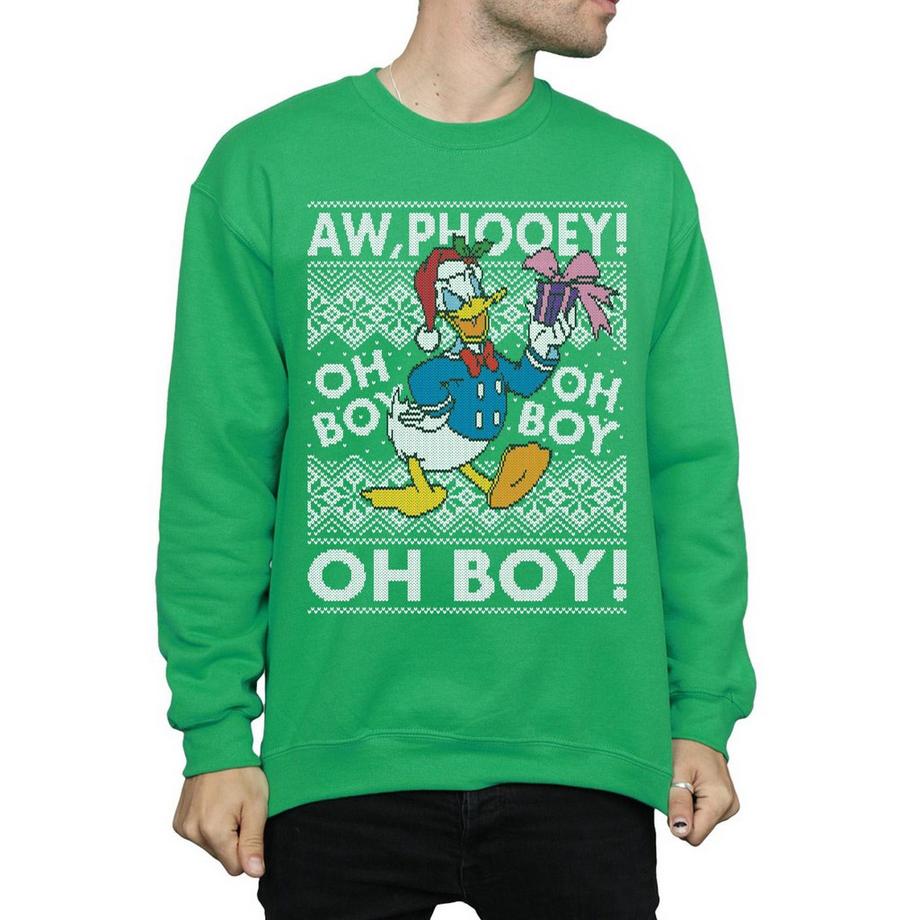 Disney Donald Duck Aw Phooey Oh Boy Sweat-shirt de Noël  
