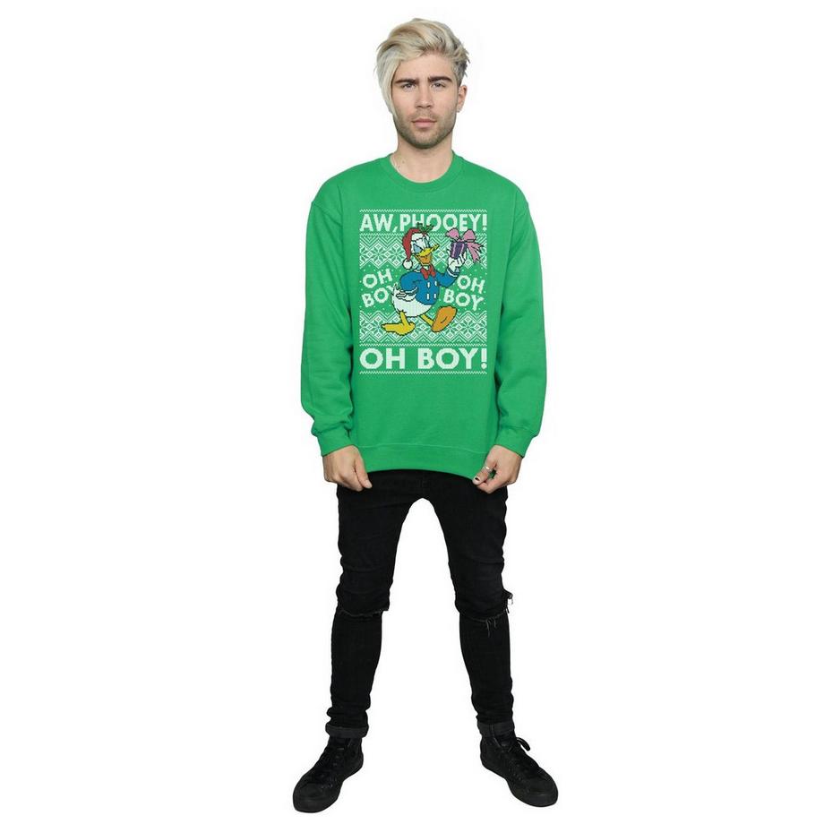 Disney Donald Duck Aw Phooey Oh Boy Sweat-shirt de Noël  