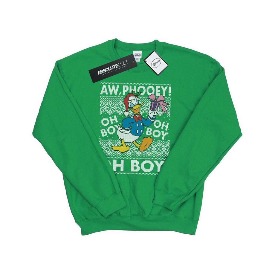 Disney Donald Duck Aw Phooey Oh Boy Sweat-shirt de Noël  
