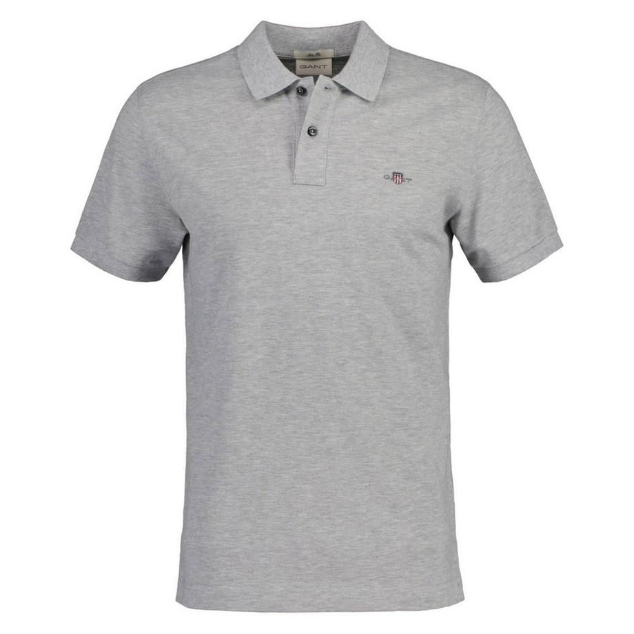 Poloshirt  Bequem sitzend-Slim Shield Pique Polo