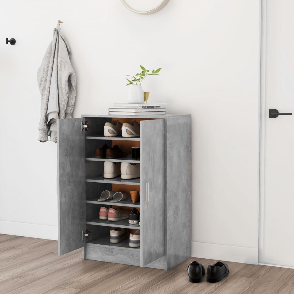 VidaXL Armoire à chaussures bois d'ingénierie  