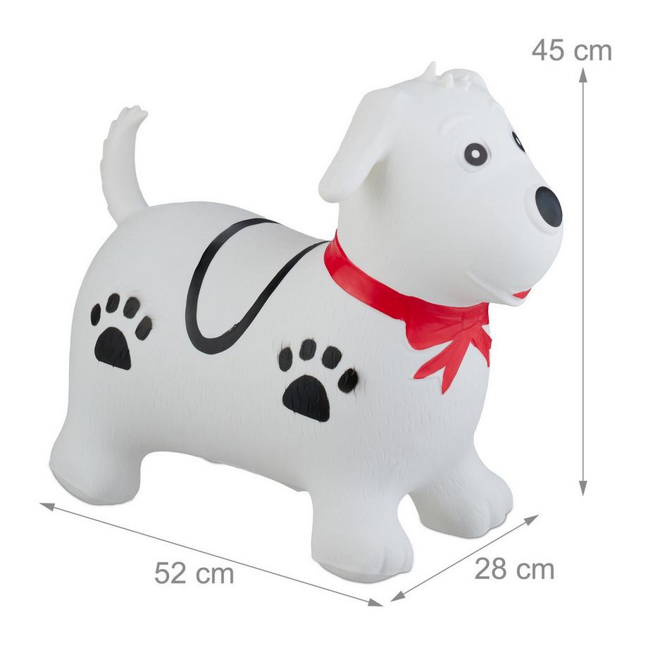 Northix  Springender Hund mit Leine 