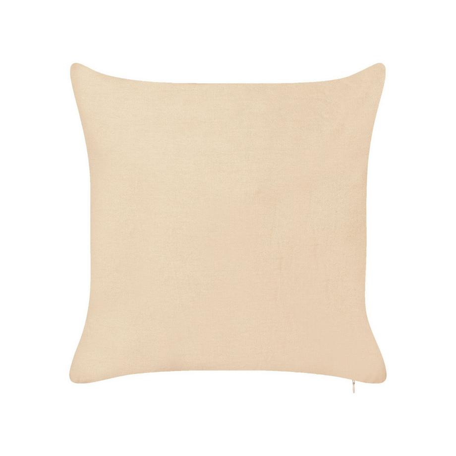 Beliani Dekokissen 2er Set aus Samtstoff Modern ROTALA  